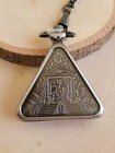Masonic Triangle Pocket Watch Masonic Freemason Square - Compasses Pocket Watch