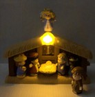 Vtg Fisher-price Little People Nativity Set Christmas Playset Extra Pieces 2002