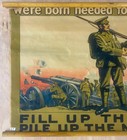 1915 We   re Both Needed To Serve The Guns Poster Wwi British Army Recruiting Wwi