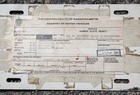 Massachusetts Temporary Dealer License Plate Mass Ma Temp Dlr Tag Rarely Issued
