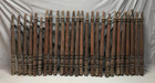 Antique Vtg 26 Wood Turned Varnished Interior Staircase Spindles Old 1016-25b