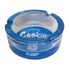 6 Pack Display Durable Glass Ashtray Assorted Color Heavy Glass  Free Shipping 