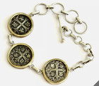 Atocha Ship Wreak 3 Spain Colonial Pirate Coin Solid  925 Silver Bracelet 6 Inch