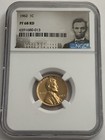 1962 Ngc Pf68 Rd Red Proof Lincoln Memorial Penny 1c One Cent Portrait Label