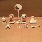 Vintage Marx Hi-test Gas Station Service Center Playset Accessories