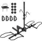2 Fat Bike Rack Carrier Vehicle Mount Truck Hitch Heavy Duty Folding W  Lock