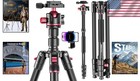 Versatile 74  Camera Tripod Monopod  Cnc Ball Head  13lbs Load  Travel Ready