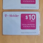  T-mobile  10 Prepaid Refill Card  1 Physical Card 