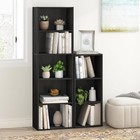 5-tier Cube Bookcase Storage Home Bookshelf Display Rack Shelf Organizer Black