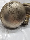 Vintage Antique Brass Door Knob Handle Set History Gold Silver Tone Old Art Rare