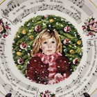 Vintage Royal Doulton Christmas Carol Collector Set Of 2 Plates 1983 1986