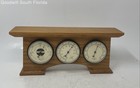 Analog Weather Station Wood Casing Barometer Hygrometer Thermometer Tools
