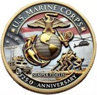 Usmc Challenge Coin medal  250th Anniversary U s marine Corps United States