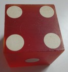 Vintage Silver Nugget Las Vegas Casino Dice Die No Numbers