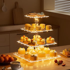 4 Tier Acrylic Cupcake Display Stand  Cupcake Tower Stand With Light  Cupcake Ti