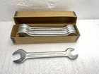 Nos Vintage Drop Forged Select Steel 727  Open End Wrench Made In Usa 9 16 x5 8 
