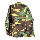 Us Military Woodland Field Jacket Warn Weather Men s Medium Combat Ripstop Cargo