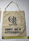 Lot Of 2 Vintage National Beer Litterbug Bags Colt 45