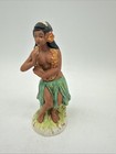 Vintage Okolehao Hawaiian Distillery 1 8 Pint Ceramic Hula Girl Decanter 1970s