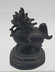 Antique Burmese Lion Opium Weight 327 Grams
