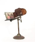1880 s Stevens Pattern Pedestal Stereoscope W large Library Of Stereo Cards