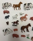 Marx Farm Animals Vintage Lot Of 26 Pieces Cow Hog Horses Chicken   Person