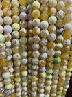 480 Pcs Tibetan Natural Old Dragon Vein Yellow Agate Dzi 8mm Beads    