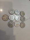 Lot 10 Franklin Half Dollars 1948-1963 90  Silver