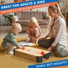 Table Top Air Hockey Arcade Table Kids Toy Portable 24 x14  Game Room 2 Pushers