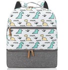 Village Of Many Baby Diaper Bag Backpack -multi-function Waterproof  Dinosaurs