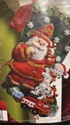 Rare Bucilla Fireman Santa Felt Christmas Stocking Kit - Brand New   Sealed  