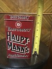 Hauptmanns 10c Cigar Tobacco Tin Early 1900s Mild And Fragrant Factory 826 Pa