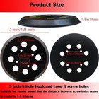 5 Inch 8 Hole Sander Pad For Ryobi Sander  5 8 Hook And Loop 1 Pack 