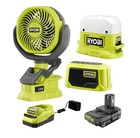 Ryobi One  18v Cordless 3-tool Campers Kit  pcl1303k1n  W battery