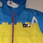 Adidas Legos Hood Full Zip Coat Lego Collection Blue Red  Boys Girls L  Nwt  180
