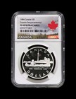 Canada  1984  1 Dollar  Silver - Ngc Pf69 - Toronto Sesquicentennial  Canoe