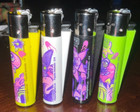 Clipper Refillable Lighter Set Of 4 Psycho Animals