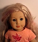 18  American Girl Doll Tenney Grant Brown Eyes Long Wavy Blonde Hair  Freckles