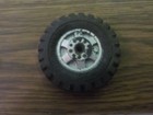 Vintage Buddy L Truck One Soild Rubber Tire For Parts