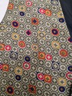 Bruno Vest Mens Xl Green Silk Satin Lined Geometric Pattern Formal Classic
