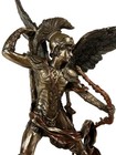 9 5  Saint Uriel Archangel W Crossbow Statue  Sculpture Antique Bronze Finish