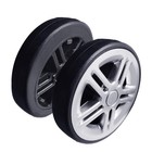 Luggage Suitcase Replacement Wheels 2 Inches  Sliver-55mm-8pcs