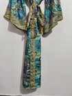 Kasturi Luxury Soft Silk Kimono  Ankle Length Silk Kimono Robe For Her L-1183