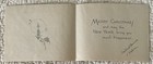 Vintage Art Deco Christmas Music Band Winter Town Victorian Greeting Card 1930s