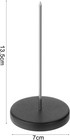 Desk Receipt Holder Spike Ticket Holder Bill Fork Metal Ticket Stabber For Resta