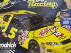 Kyle Busch - Autographed Hero Card Framed - 2005 - Cup Rookie Year -  rare 