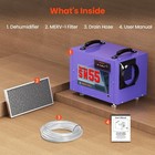 Abestorm 113pint Crawl Space Dehumidifier For Basement Garage Commercial 1200 Sq