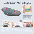 Lumbar Support Pillow For Sleeping Memory Foam Back Lumbar Support Cushion