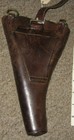 British Wwi Leather Case  Pistol  Open Top