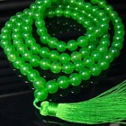 Real Natural Ice Burmese Jade Jadeite 12mm 108 Beads Necklaces   Pendants